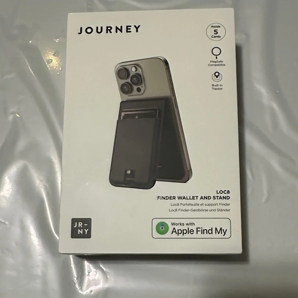 Journey Black Finder Wallet and Stand for iPhone